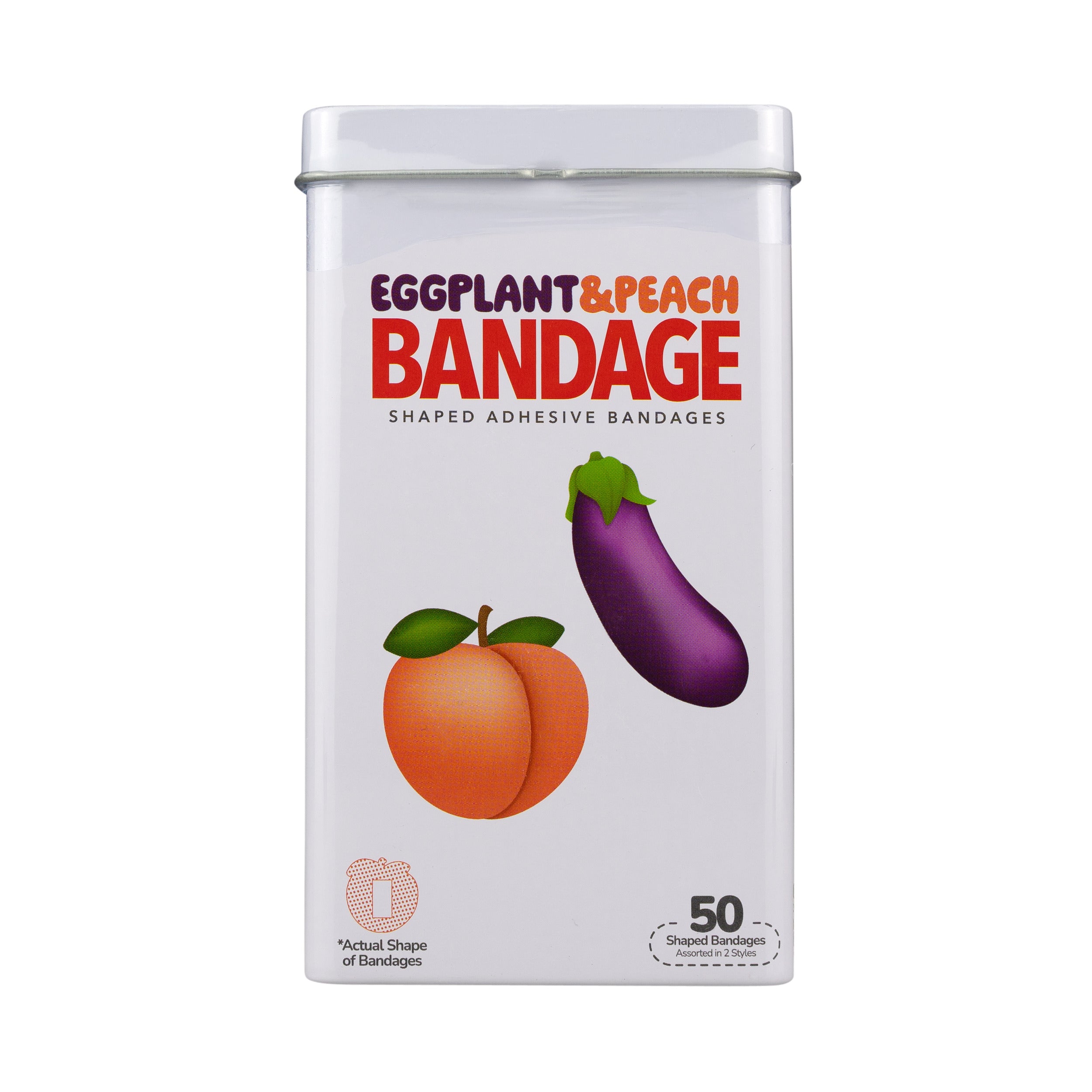 Eggplant & Peach Bandage - 50 Count – Donnamax