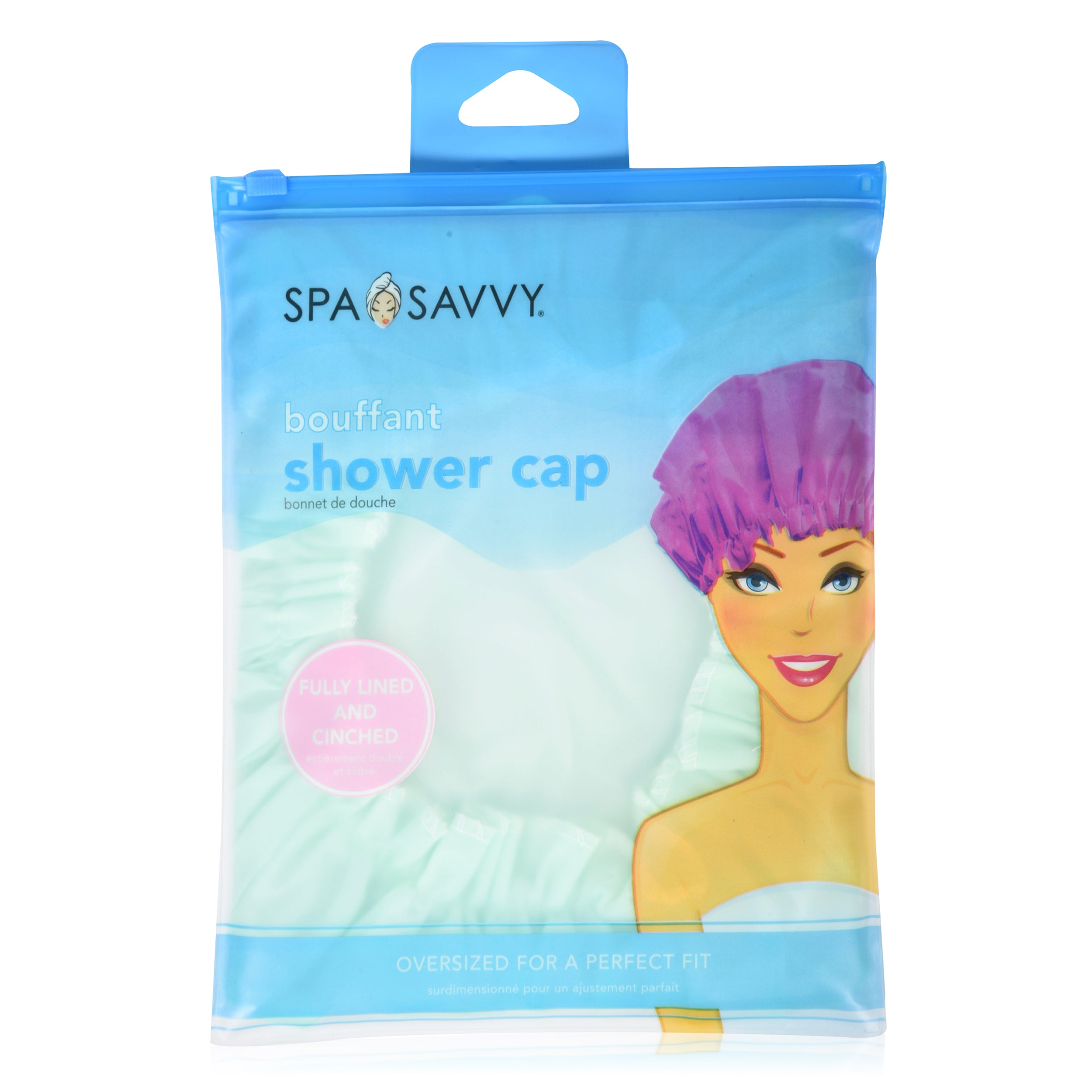 Fully Lined Bouffant Shower Cap Donnamax