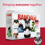 100 Count Animal Character Bandage