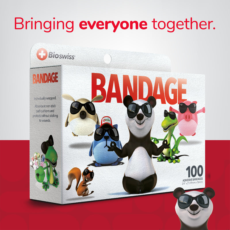 100 Count Animal Character Bandage