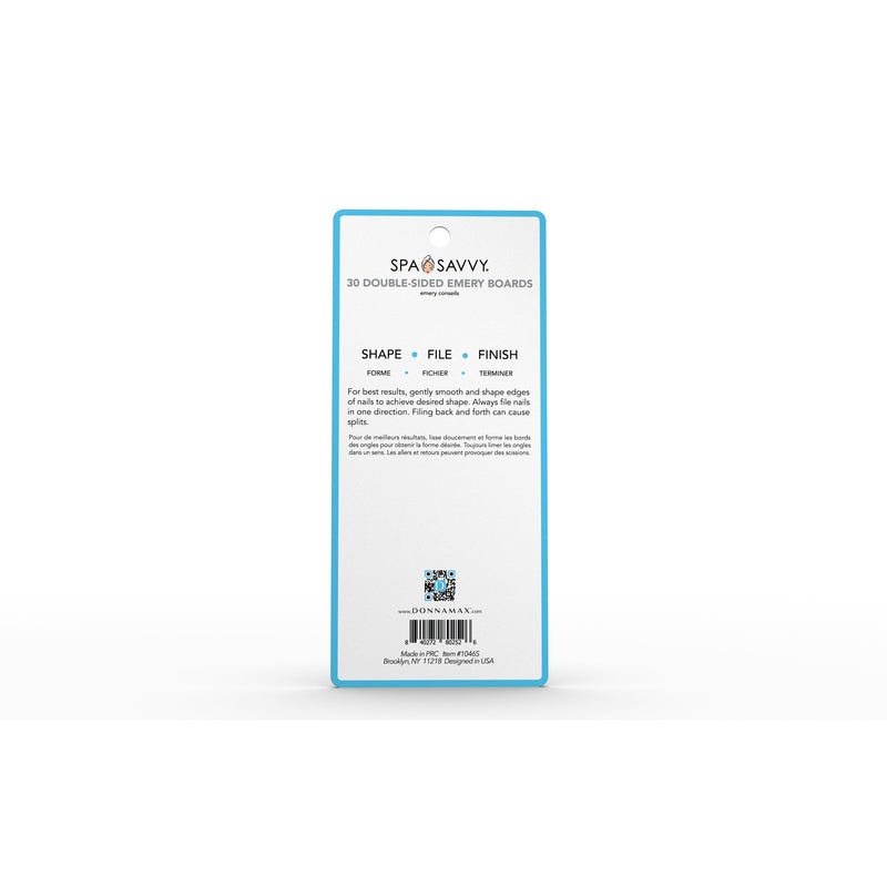 Pack of 30 Count Double Sided Emery Board