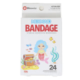Mermaid Shaped Bandages- Pack of 24