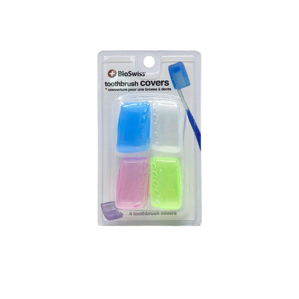 Pack of 4 Toothbrush Covers - ClipStrip