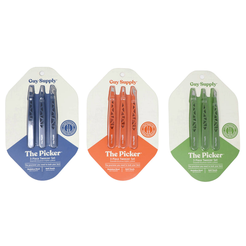 3 Piece Tweezer Set