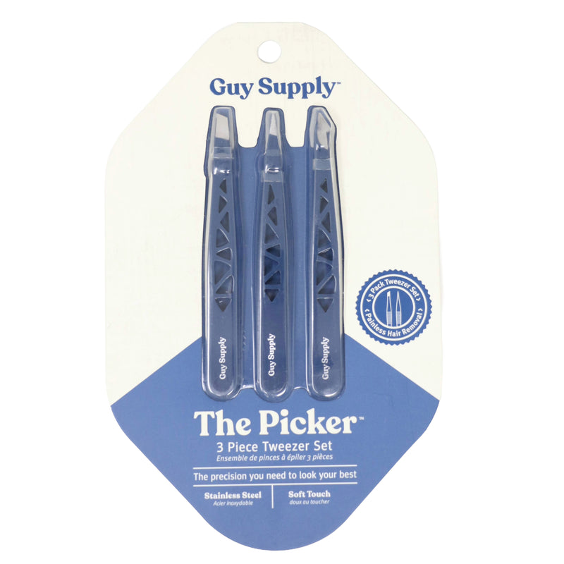 3 Piece Tweezer Set