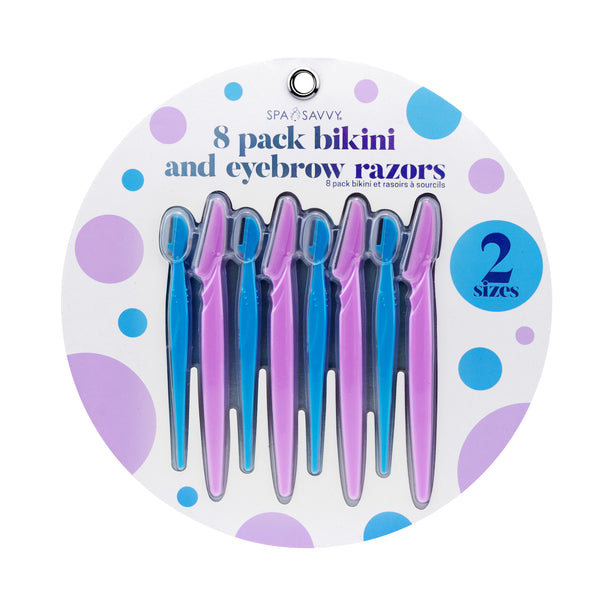8pk Eyebrow and Bikini Razors