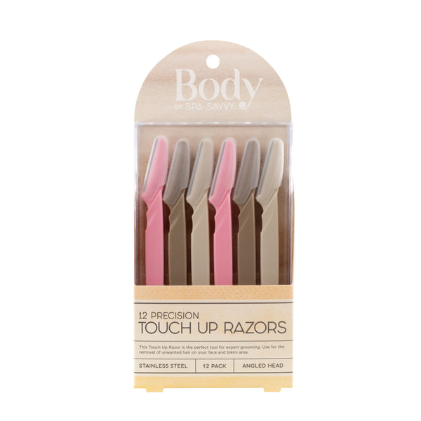 12 Pack Eyebrow Razor in Acrylic Storage Box