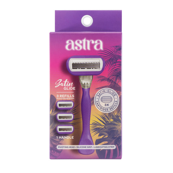 Astra Ultra Sensitive Razor with 3 Catridge Refills