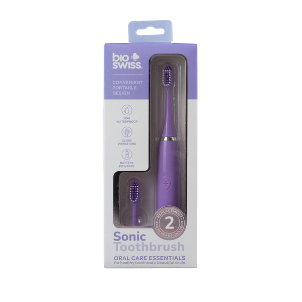 Sonic Electric Toothbrush with 2 Replacement Brush Heads