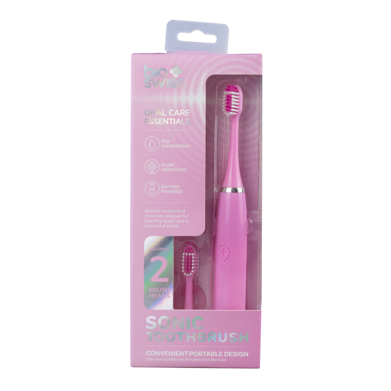 Sonic Electric Toothbrush with 2 Replacement Brush Heads