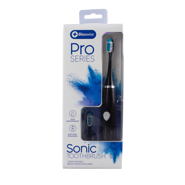 Sonic Pro Series Electric Toothbrush with 2 Replacement Heads