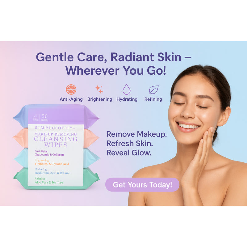 Simplosophy Makeup Removing Cleansing Wipes