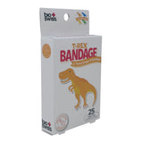 Dino T-Rex Shaped Bandages- Pack of 25