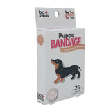 Puppy Shaped Bandages - Pack of 25