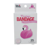 Flamingo Shaped Bandages - Pack of 25