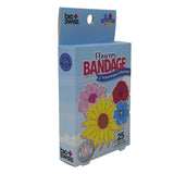 Flower Shaped Bandages - Pack of 25