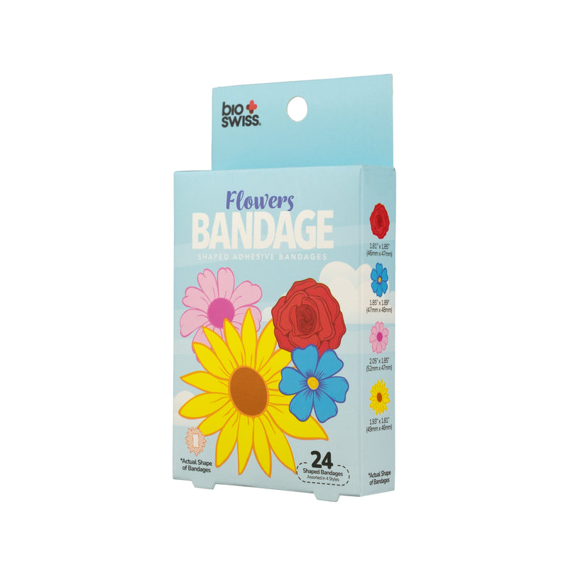 Flower Shaped Bandages - Pack of 24