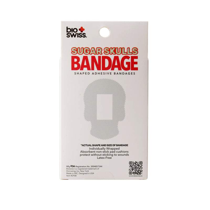 Sugar Skulls Bandages - Pack of 24