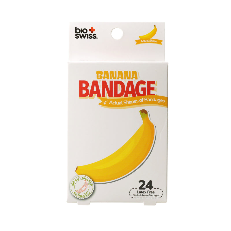 Banana Shaped Bandages - Pack of 24