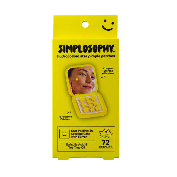 Simplosophy Hydrocolloid Star Pimple Patches - 72 Patches