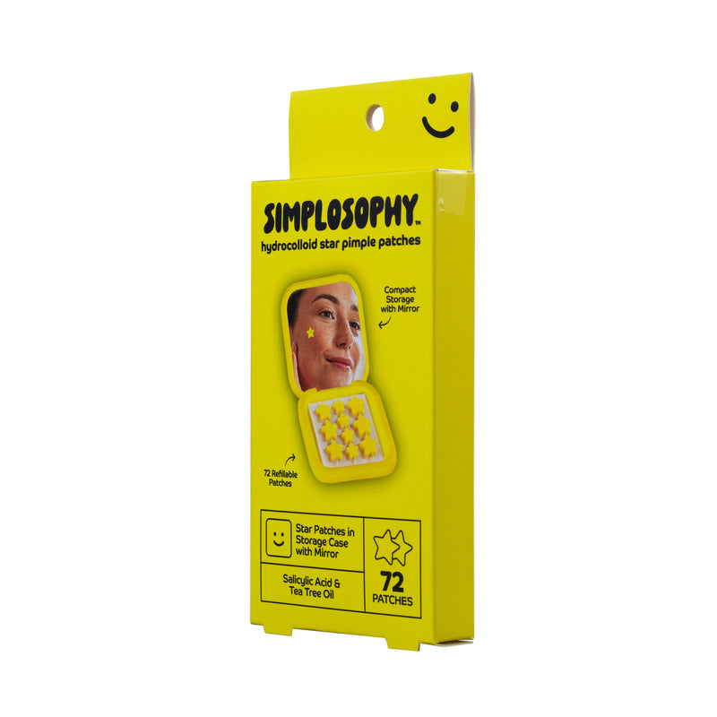 Simplosophy Hydrocolloid Star Pimple Patches - 72 Patches