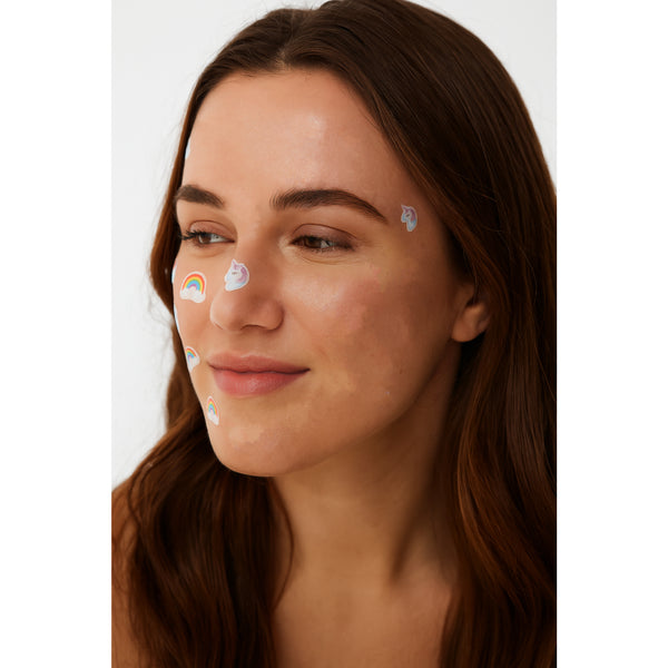 100 Count Unicorn Hydrocolloid Acne Patches