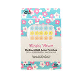 50 Count Blinging Flowers Hydrocolloid Acne Patches