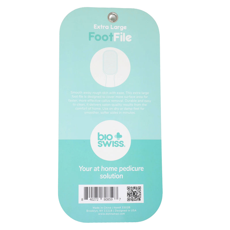 Textured Grip Steel Foot File