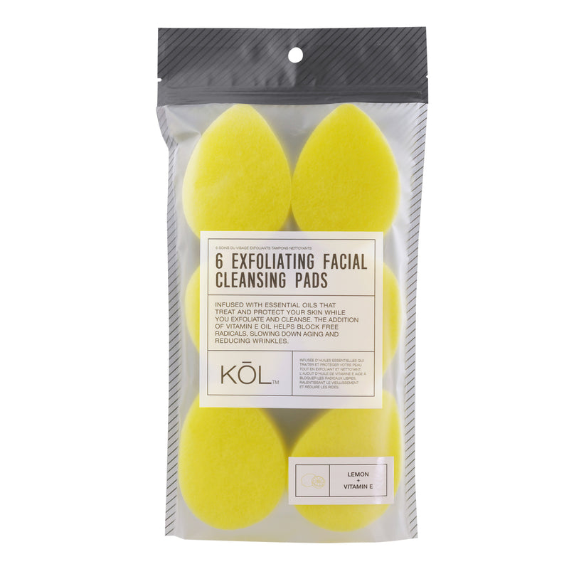 Exfoliating Facial Cleansing Pads - Lemon + Vitamin E