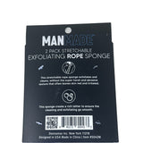 2pk Back Exfoliating Rope Sponge