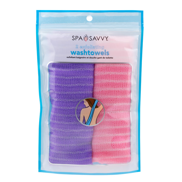 Pack of 2 Exfoliating Back Towel