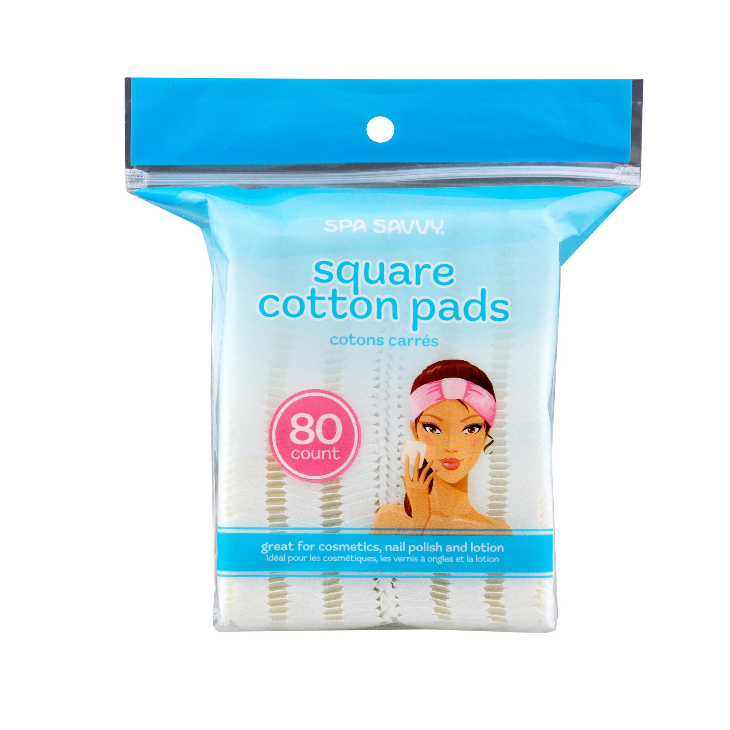 80ct Square Cotton Pads – Donnamax