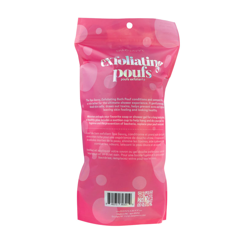 3pk Exfoliating Pouf