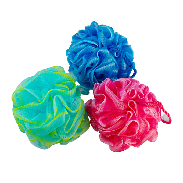 3pk Exfoliating Pouf