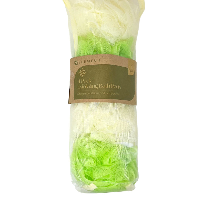 4pk Exfoliating Bath Pouf