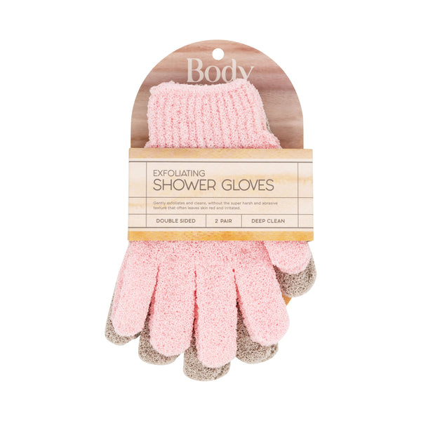 Exfoliating Shower Gloves - 2 Pack