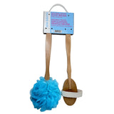 Natural Wood Bath Brush Set