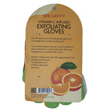 3pk Vitamin C Infused Exfoliating Gloves