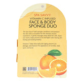 Vitamin C Infused Face & Body Sponge Duo