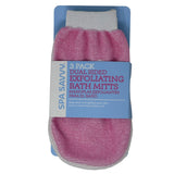 3pk Dual Sided Exfoliating Bath Mitt