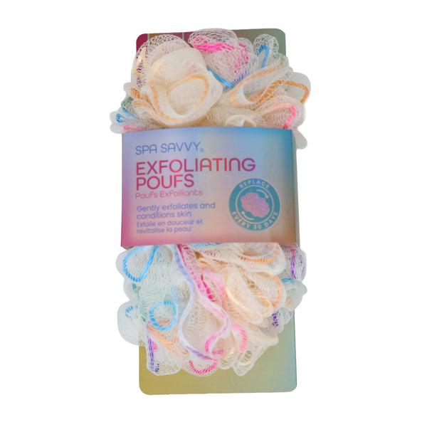 2pk Exfoliating Pouf