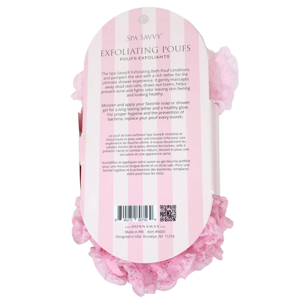 2pk Exfoliating Pouf