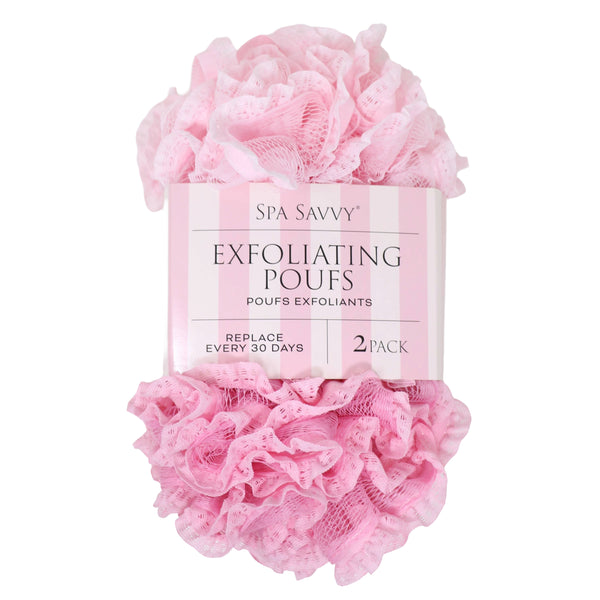 2pk Exfoliating Pouf
