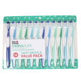 Pack of 12 Cross Flex All in One Toothbrush