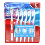 Pack of 6 ErgoFlex Toothbrush