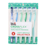 Pack of 6 CrossFlex All in One Toothbrush