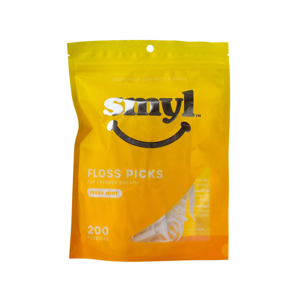 200ct Dental Flossers - Fresh Mint
