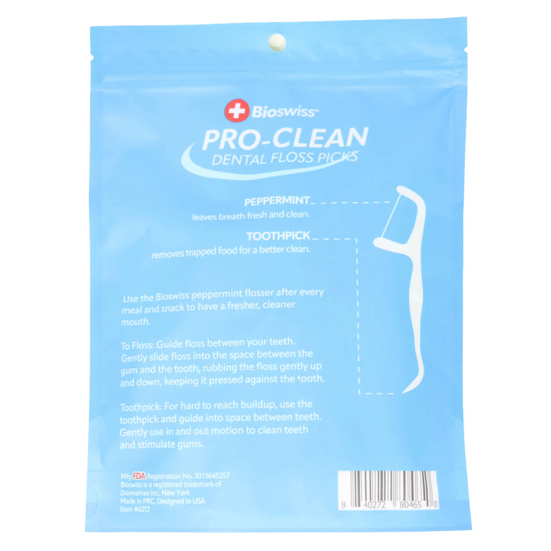 200ct Pro Clean Dental Floss Picks - Peppermint