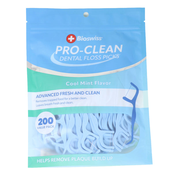 200ct Cool Mint Dental Floss Picks - Cool Mint