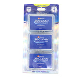 3 Pack 3D Clean Dental Floss Picks - 50ct Wintermint